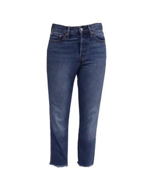 Levi's 501 Original Cropped Jeans - Blue