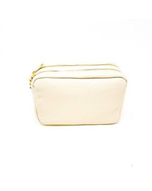 German Fuentes Leather Camera Bag - Natural