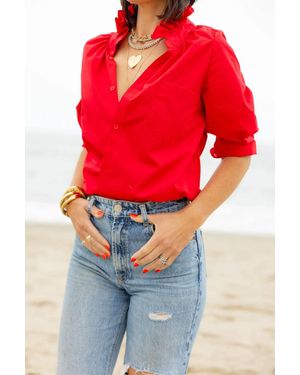 SHOP KMJ Southern Lover Top - Red