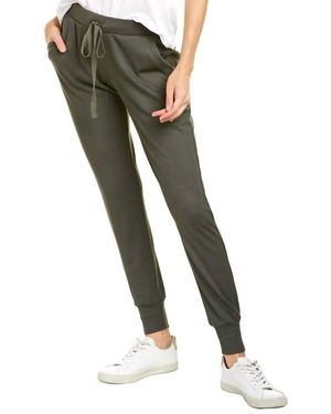 Terez Waffle Jogger Pant - Green