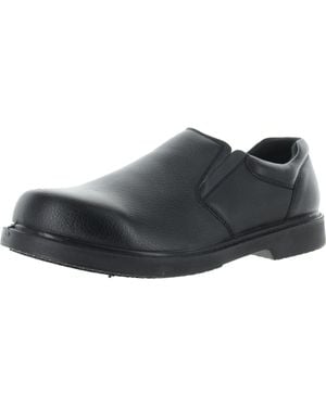 Dr. Scholls Slip On Round Toe Work & Safety Shoes - Black