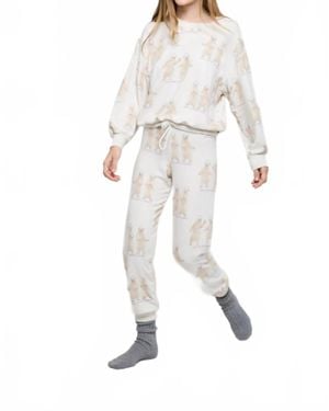 ATF All Time Favorite Cozy Relaxed Drape Pants - White