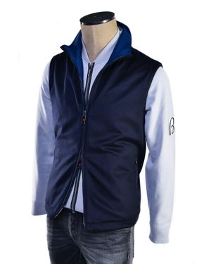 Kiton Kired By Gange Reversible Cashmere Vest - Blue