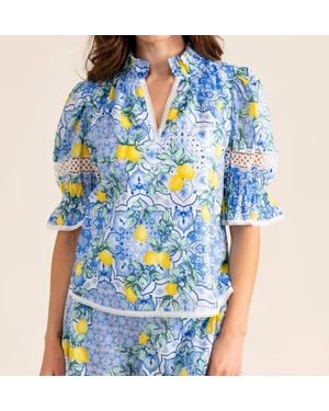 Alden Adair Lottie Top - Blue