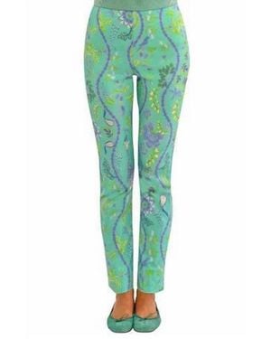 Gretchen Scott Gripeless Jungle Symphony Pull On Pants - Green