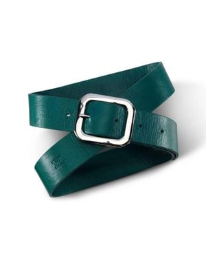 Lidia May Classic Leather Belt - Green