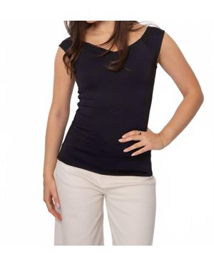 Second Skin by RD Style Off Shoulder Top - Blue