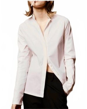 Lis Lareida Catharina Long Sleeve Button Down Shirt - White
