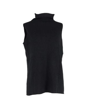 Nili Lotan Sleeveless Sweater Top - Black