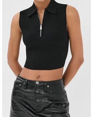 Jonathan Simkhai Tatum Sleeveless Top - Black