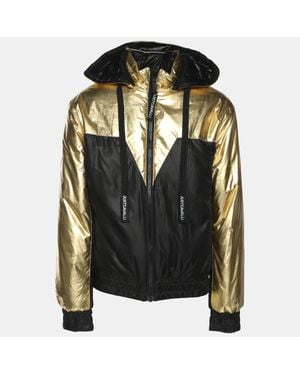 Just Cavalli Nylon Bomber Hoodie Jacket - Black