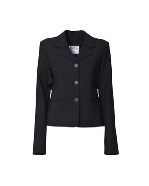 Courreges Belted Tailored Jacket - Blue