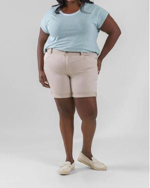 Lyssé Classic Linen Top - Blue