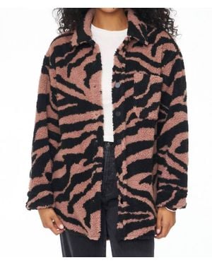 Pistola Lynn Oversized Shearling Jacket - Black