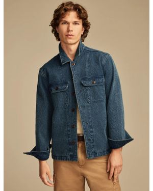Lucky Brand Basket Weave Jacket - Blue