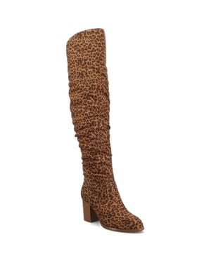 Journee Collection Apos;S Wide Calf Kaison Medium And Wide Width Boots - Brown
