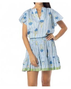 Bindu Marion Top - Blue