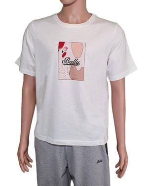 Bally Short Sleeve Logo T-Shirt - White