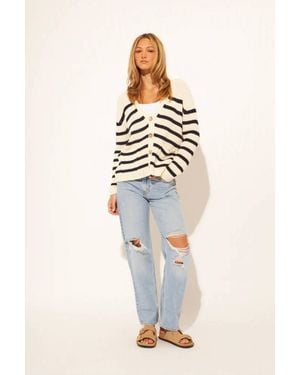 John + Jenn Zayn Cotton Cardigan - White