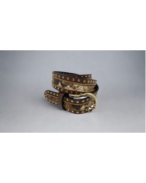 Berge' Stud Belt - Black