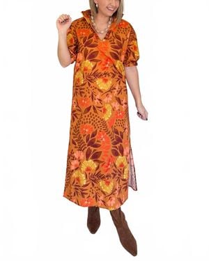 Adrienne Blakely Maxi Dress - Orange