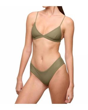 Mikoh Swimwear Bondi 2 Bottom - Green