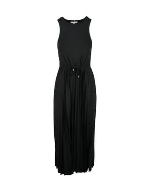 Tommy Hilfiger Cotton Viscose Elastane Long Dress - Black