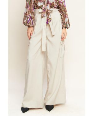 TRUEDAMES For The Last Time Woven Pants - Natural