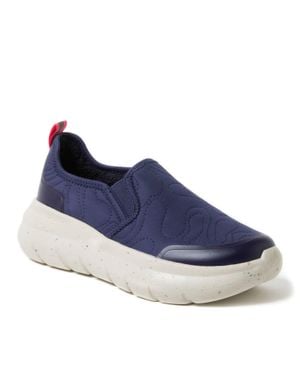 Dearfoams Crimson Regrind Lightweight Slip-On With Energy Return Technology - Blue