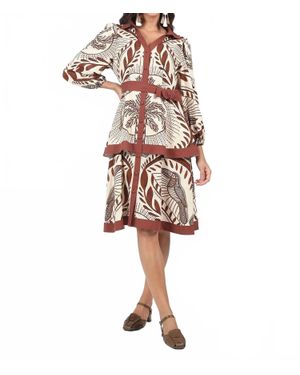 Aylaya Rio Midi Dress - White