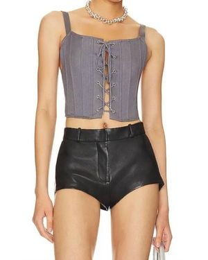 OW Collection Xen Corset Top - Blue