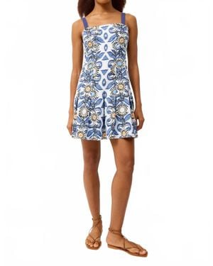 Marie Oliver Logan Mini Dress - Blue