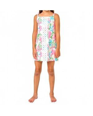 Lilly Pulitzer Girls Mini Delores Dress - Blue