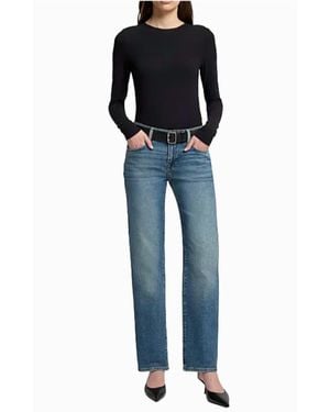 7 For All Mankind Calie Straight Jeans - Blue