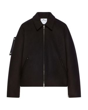 Courreges Pointed Collar Jacket - Black