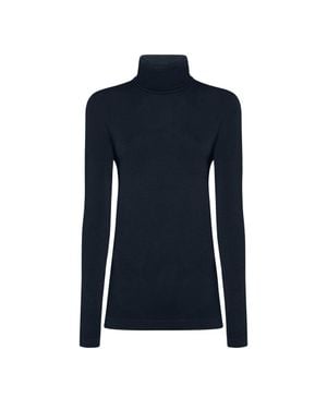 Wolford Aurora Top Long Sleeves - Blue