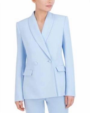 BCBGMAXAZRIA Shawl Collar Blazer - Blue
