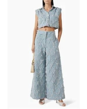 JBQ Oslo Wide Legs Pant - Blue