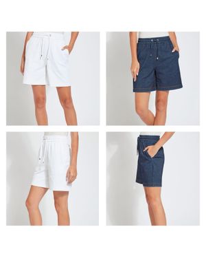 Lyssé Longline Lounge Shorts - White