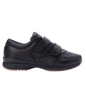 Propet Cross Walker Straps Shoe - Black