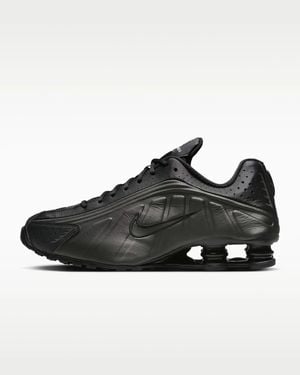 Nike Shox R4 Hq1988-001 Sneaker Low Top Running Shoes Mew1009 - Black