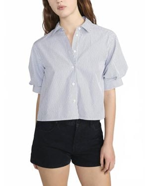 FRAME Billow Sleeve Shirt - White