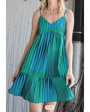 Bucketlist Caribbean Dress - Blue