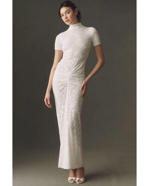 Ronny Kobo Ruched Bodycon Maxi Dress - Black