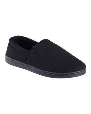 Isotoner Textured Knit Kai Closed Back Slippers - Blue