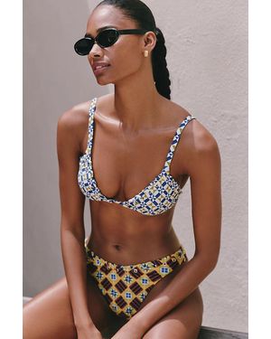 Celandine Sheena Grommet Bikini Top - Brown