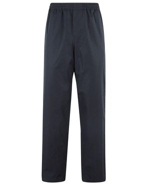 Aspesi Straight Fit Cotton Poplin Pants - Blue