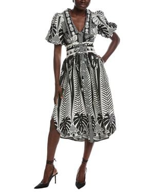 FARM Rio Midi Dress - Red