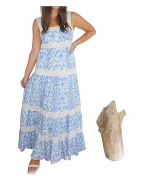 NIBI MTK Halo Maxi Dress - Blue