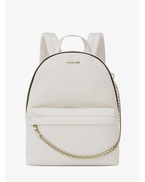Michael Kors Outlet Slater Medium Backpack - White